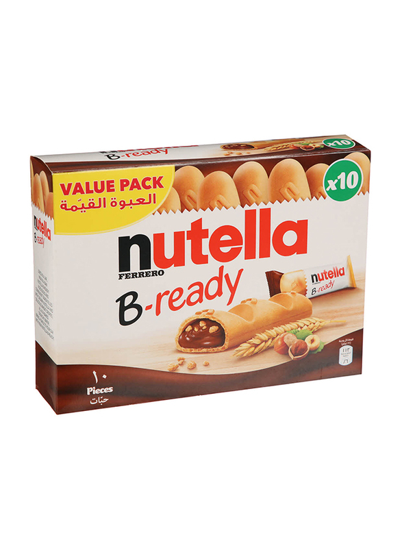 Nutella B-Ready Wafer Filled with Nutella, 10 Pieces, 220g