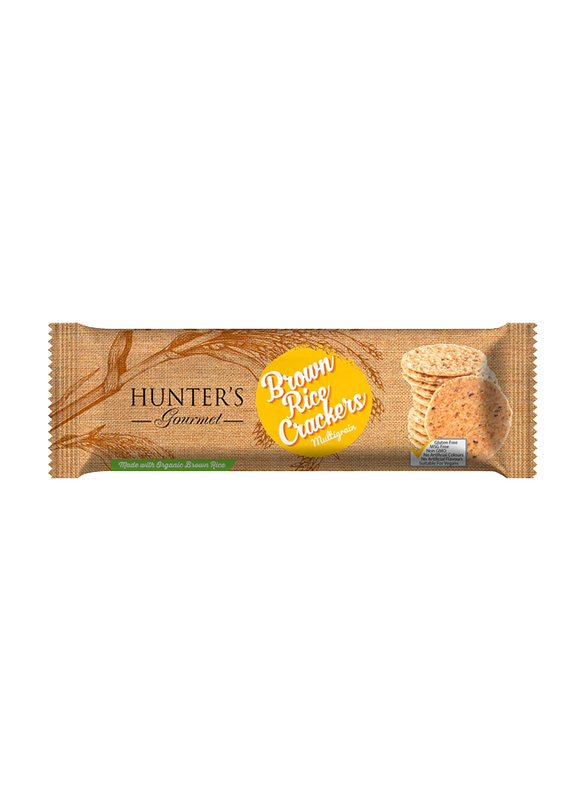 Hunter's Gourmet Brown Rice Crackers Multigrain, 100g