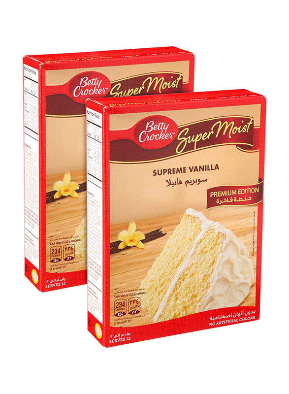 

Betty Crocker Super Moist Vanilla Cake Mix, 2 Pieces x 510g