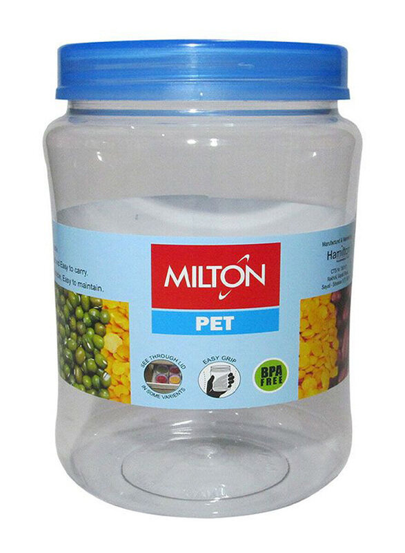 

Milton Round Pet Jar, 400ml, Clear/Blue