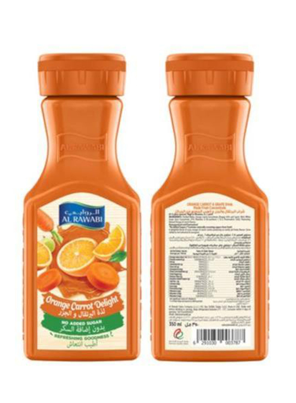 Al Rawabi Orange Carrot Delight Juice, 350ml