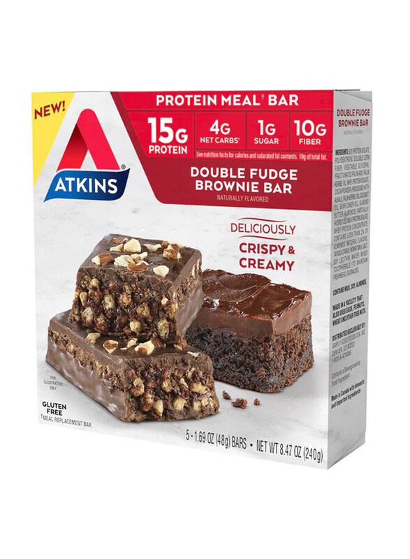 

Atkins Double Fudge Brownie Bar, 5 x 48g