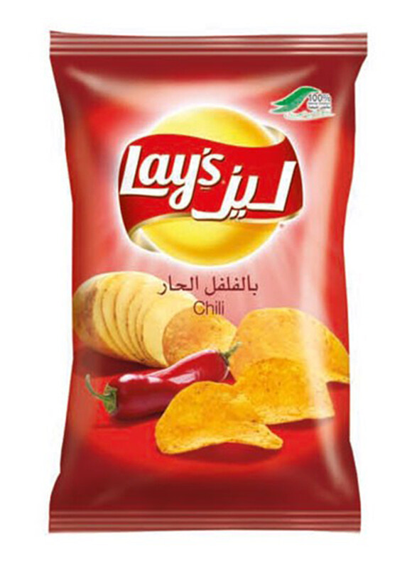 

Lays Chili Flavor Potato Chips, 14 Pieces, 21gm