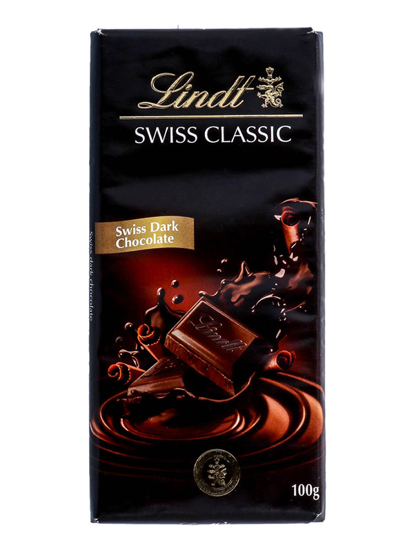 Lindt Swiss Classic chocolat noir 100G - Bonheur Home