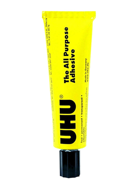 

UHU All Purpose Adhesive Strong Clear Glue, 60ml, Yellow
