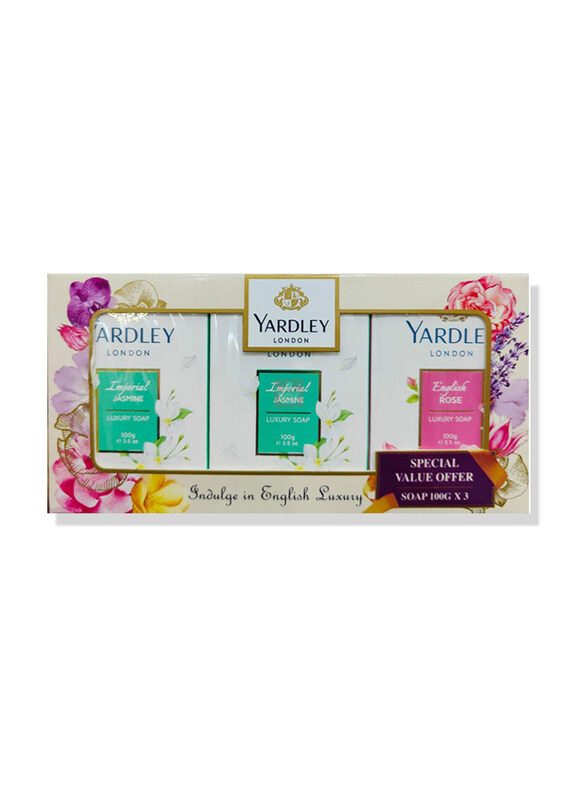 

Yardley Assorted Value Pack Soap, 3 x 100g