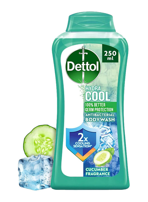 

Dettol Hydra Cool Anti-Bacterial Cucumber Shower Gel, 250ml