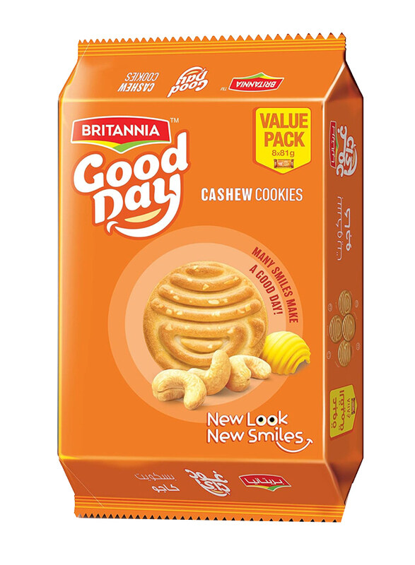

Britannia Good Day Cashew Cookies, 8 x 72g