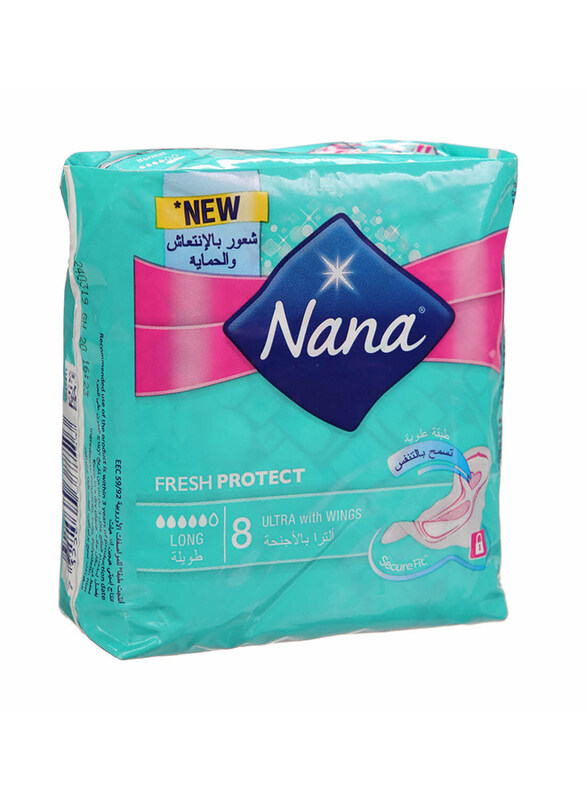 

Nana Ultra Super Wings Sanitary Pads, 8 Pieces