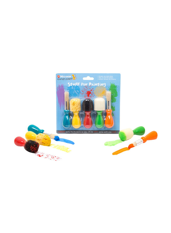 

Micador Early Start Stuff for Painting Brushes, 5 Piece, Multicolour