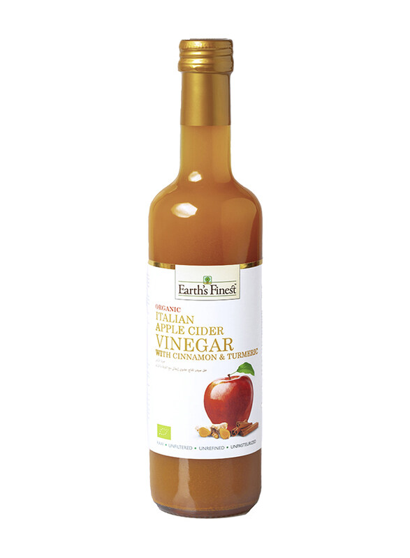 

Earth's Finest Organic Apple Cider Vinegar with Ginger And Turmeric, 500ml