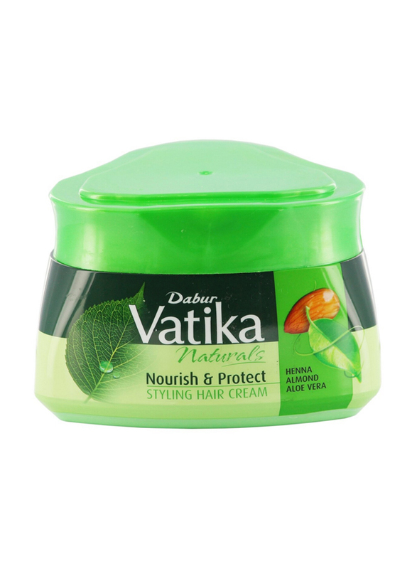 

Dabur Vatika Naturals Nourish & Protect Styling Hair Cream for All Hair Types, 140ml