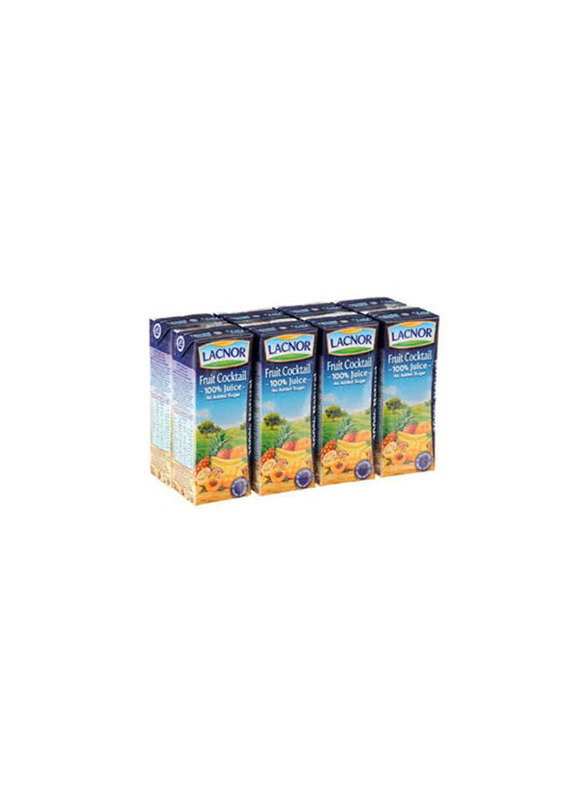 Lacnor Fruit Cocktail Juice Box, 8 Box x 180ml