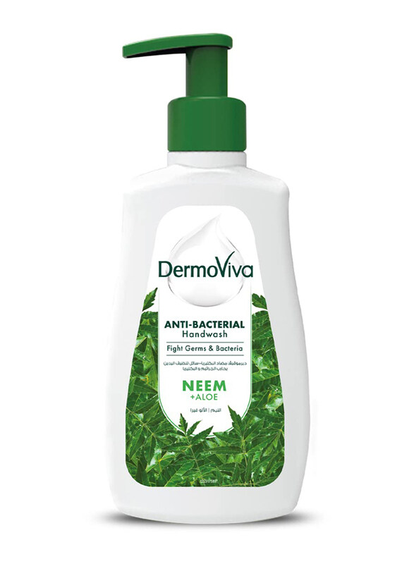 

Dermoviva Neem+Aloe Antibacterial Hand Wash, 200ml, 3 Pieces