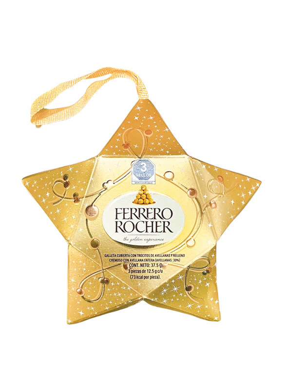 

Ferrero Rocher T3 Star, 3 Pieces, 37.5g