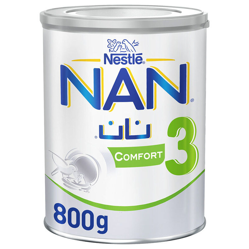 

Nestle Nan Comfort 3 Toddler Infant Formula, 1-3 Year, 800g