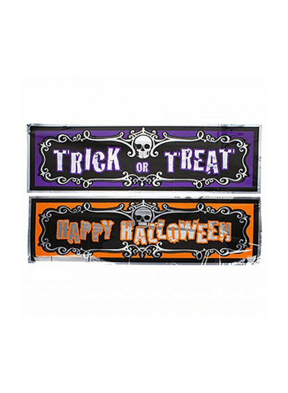 

Halloween 3-Feet Foil Banners Bag, Assorted