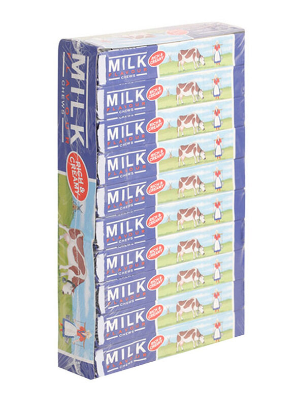 

Vanmelle Rich & Creamy Milk Flavour Chews Candy, 20 x 39g