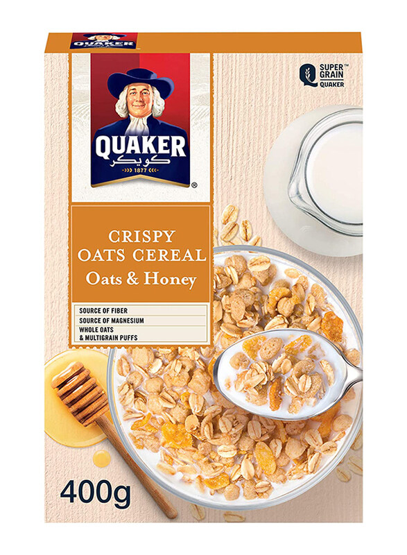 

Quaker Cripsy Oats & Honey Cereal, 400g