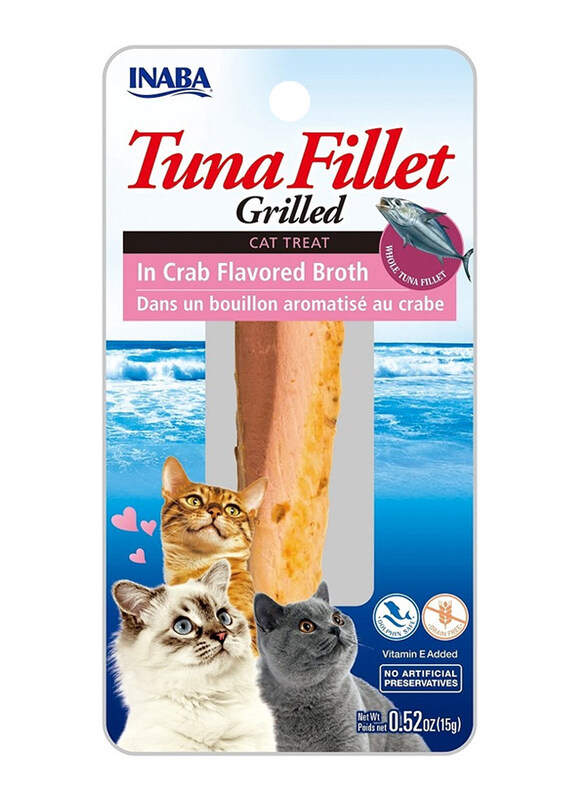 

Inaba Grilled Tuna in Crab Flavoured Broth Cat Dry Food, 15g