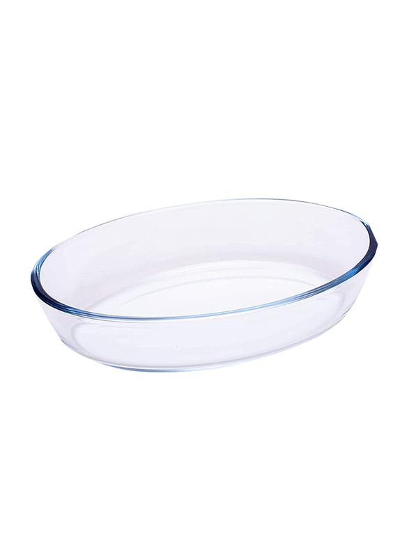 Taliona 3-Piece Oval Glass Bakeware Set, Clear