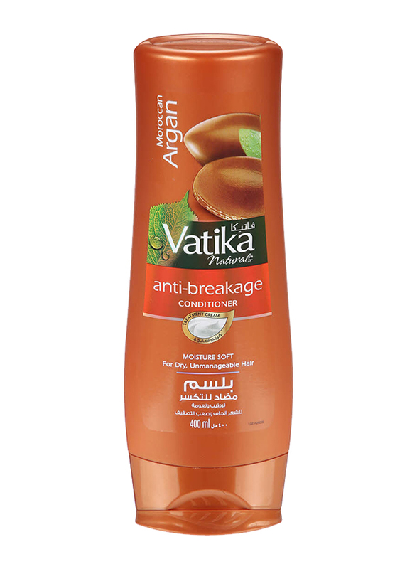 Vatika Anti-Breakage Moisture Soft Argan Conditioner for Dry Hair, 400ml