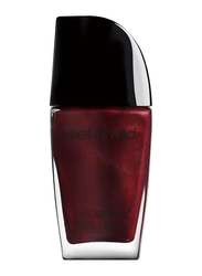 Wet N Wild Shine Nail Colour, Burgundy Frost, Red
