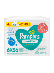 Pampers 336 Wipes Sensitive Protect Baby Wipes