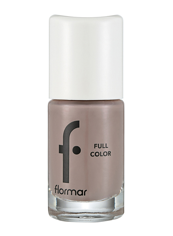 Flormar Full Colour Nail Enamel, FC05 Teddy Always With Me, Brown