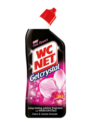 WC NET Crystal Pink Flowers Toilet Cleaner Gel, 750ml