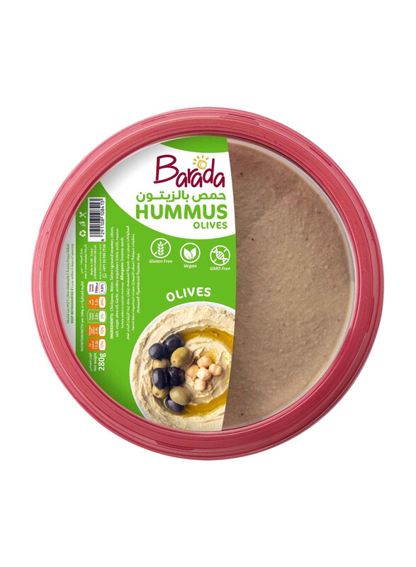 

Barada Gluten-Free Hummus with Olives, 280g