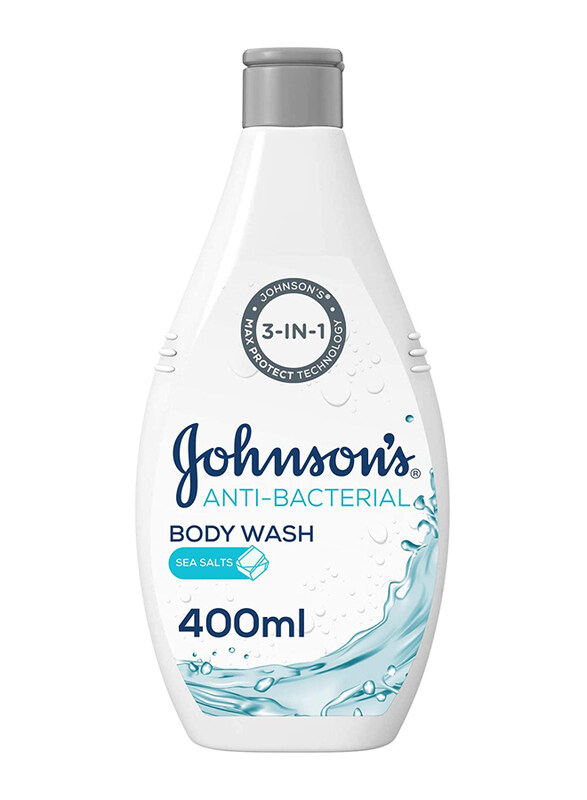 

Johnson's Sea Salt Anti-Bacterial Body Wash, 400ml