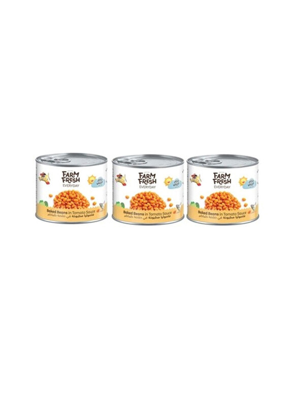 

Farm Fresh Baked Bean in Tomato Sauce, 3 x 420g