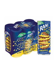 Rani Float Pineapple No added Sugar Drink, 6 Cans x 240ml