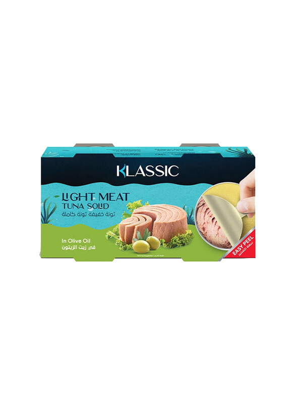 

Klassic Light Meat Tuna Solid in Olive Oil, 2 x 160g