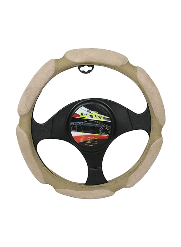 

Xcessories Paded Steering Wheel Cover, Beige