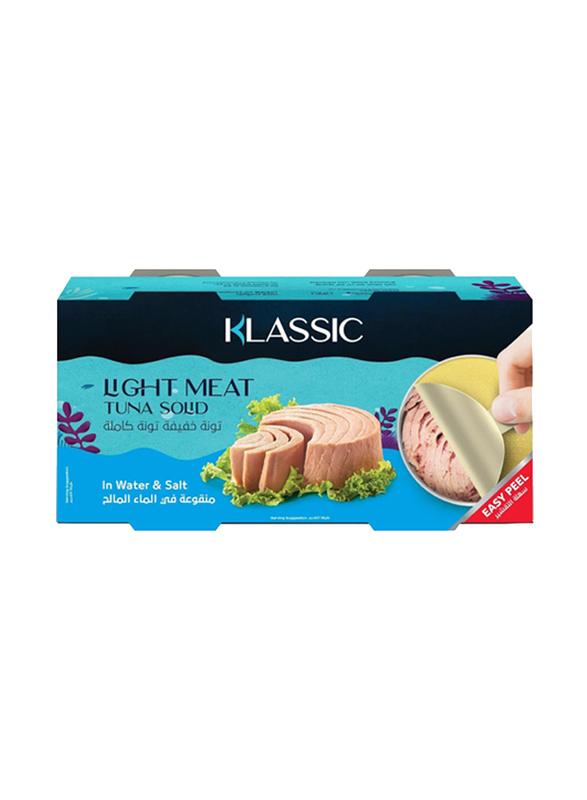 Klassic Light Meat Tuna in Water, 2 x 160g