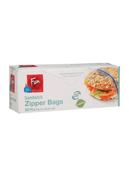 Fun® Indispensable Zipper Sandwich Bags 18.3x23.5cm 50pcs – Al Bayader  International