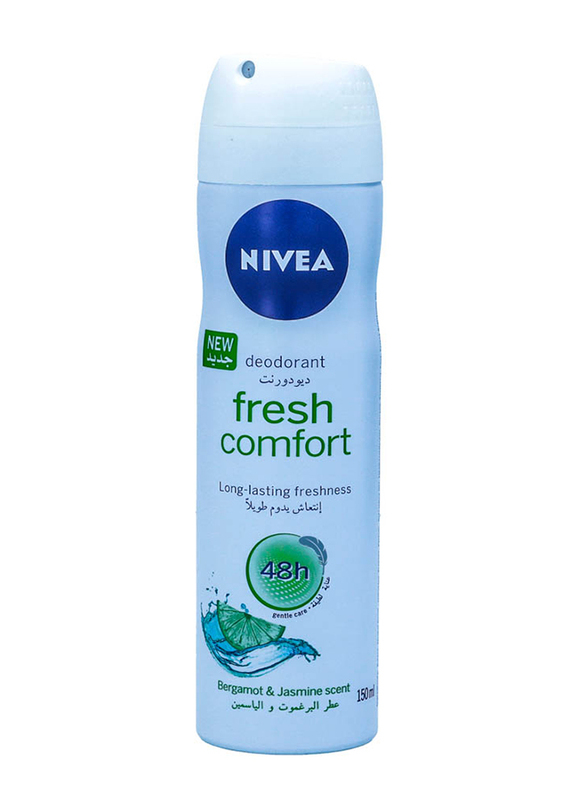 Nivea Fresh Comfort Deodorant Spray for Women, 150ml