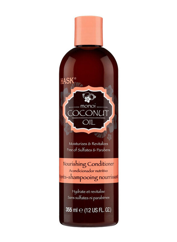 

Hask Coconut Oil Nourishing Conditioner for All Hair Types, 355Mlml