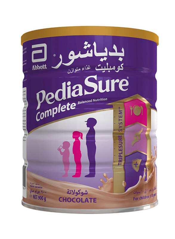 

PediaSure Complete Triple Sure Chocolate Formula Milk, 900g