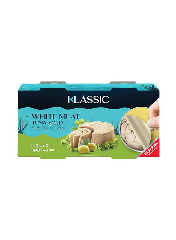 Klassic White Meat Tuna Olive Oil, 2 x 160g