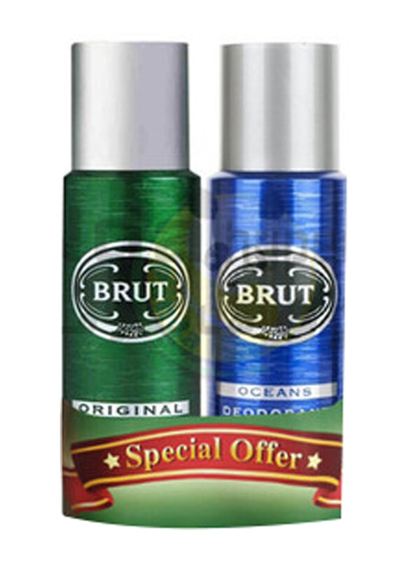 

Brut Deodorant Spray Assorted, 200ml, 2 Pieces