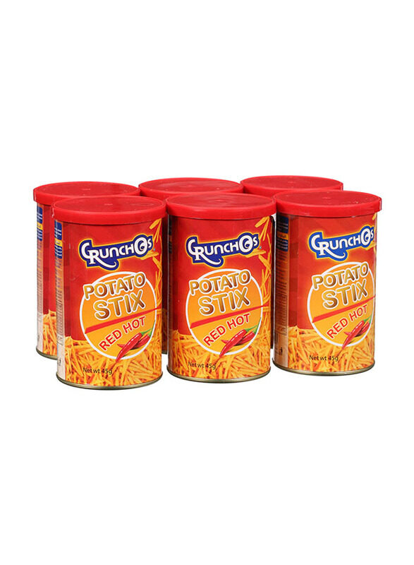 

Crunchos Chilli Potato Stix, 6 x 45g