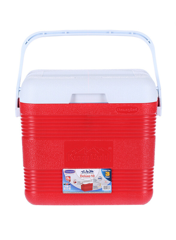 

Keep Cold 1-Piece Deluxe-10 Ice Box, Red