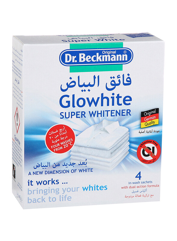 

Dr. Beckmann Glowhite Super Cloth Whitener, 4 x 40g