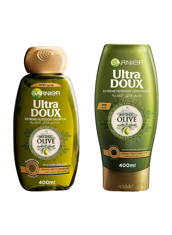 

Garnier Ultra Doux Mythic Olive Shampoo & Mythic Olive Conditioner, 2 x 400ml