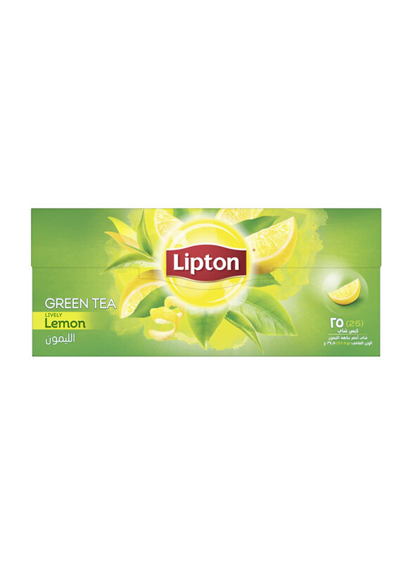 

Lipton Lemon Green Tea, 25 Tea Bags x 1.5g