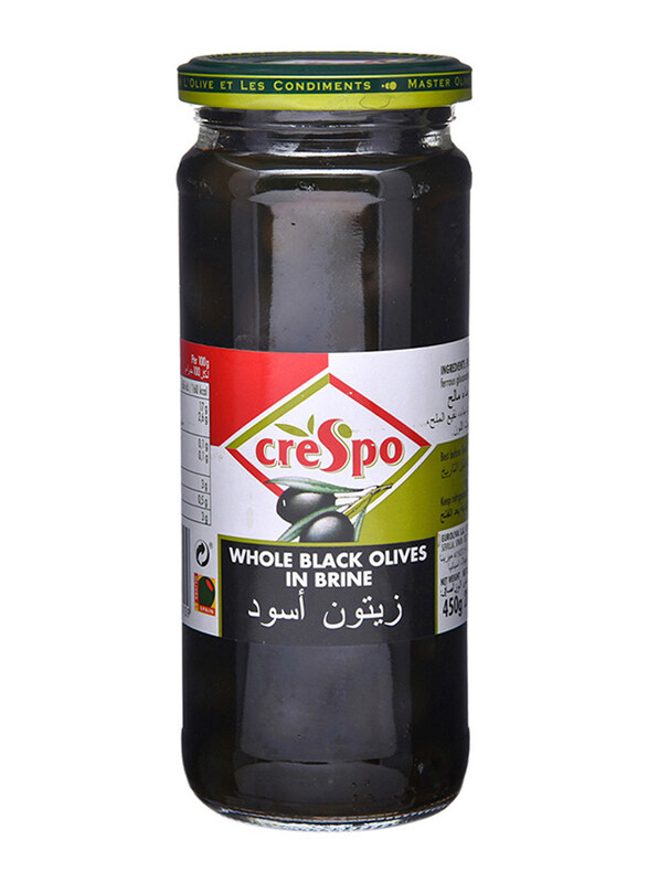 

Crespo Whole Black Olives, 450g