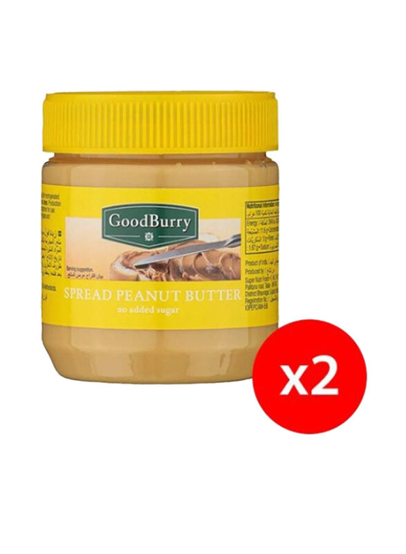 

Goodburry Peanut Butter, 2 x 340g